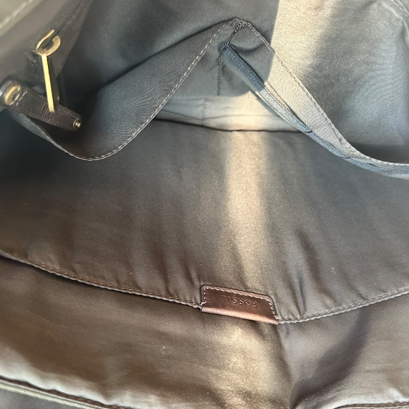 Fosill Haskel Messenger Bag with Buttery Distressed Leather Flap - Picture 3 of 4